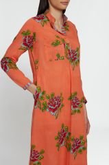 LONG KURTA Ortensia Peach