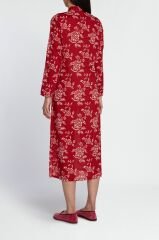 LONG OPEN KURTA Kandem Design Red