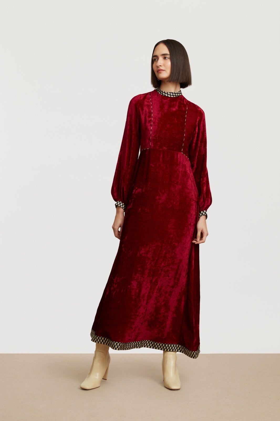 Cardamom Dress Raspberry