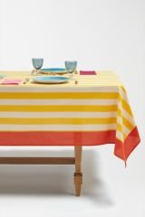 Cotton Cloth 180x350cm La Veste X Lisa Corti Nizam Stripes Yellow Natural