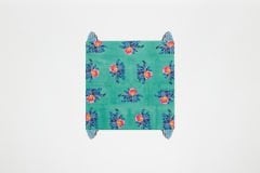 Cotton Cloth 110x110cm Tiles Green