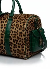 ERMEY BAG - Leopard & Crocodile-